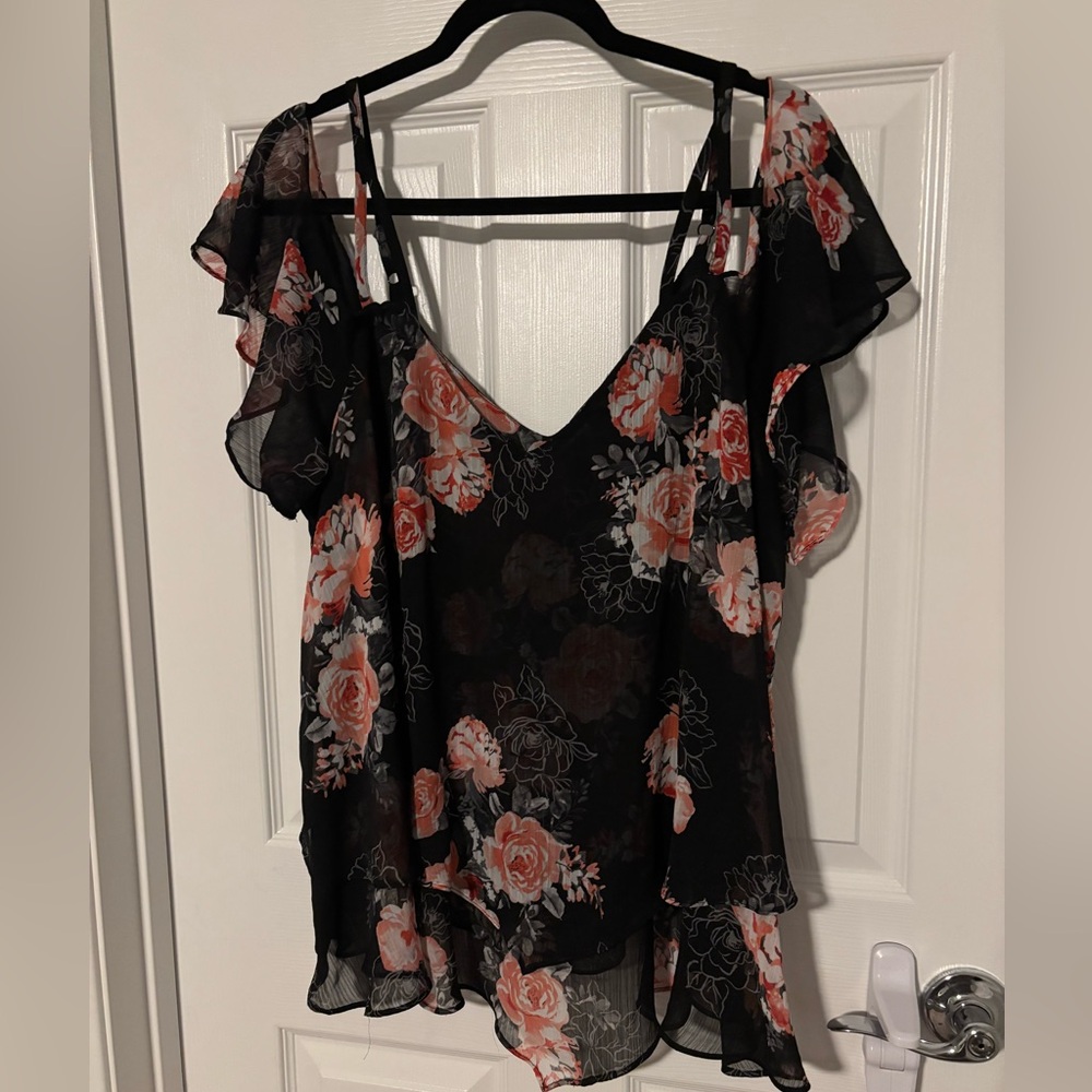 Torrid Floral Blouse